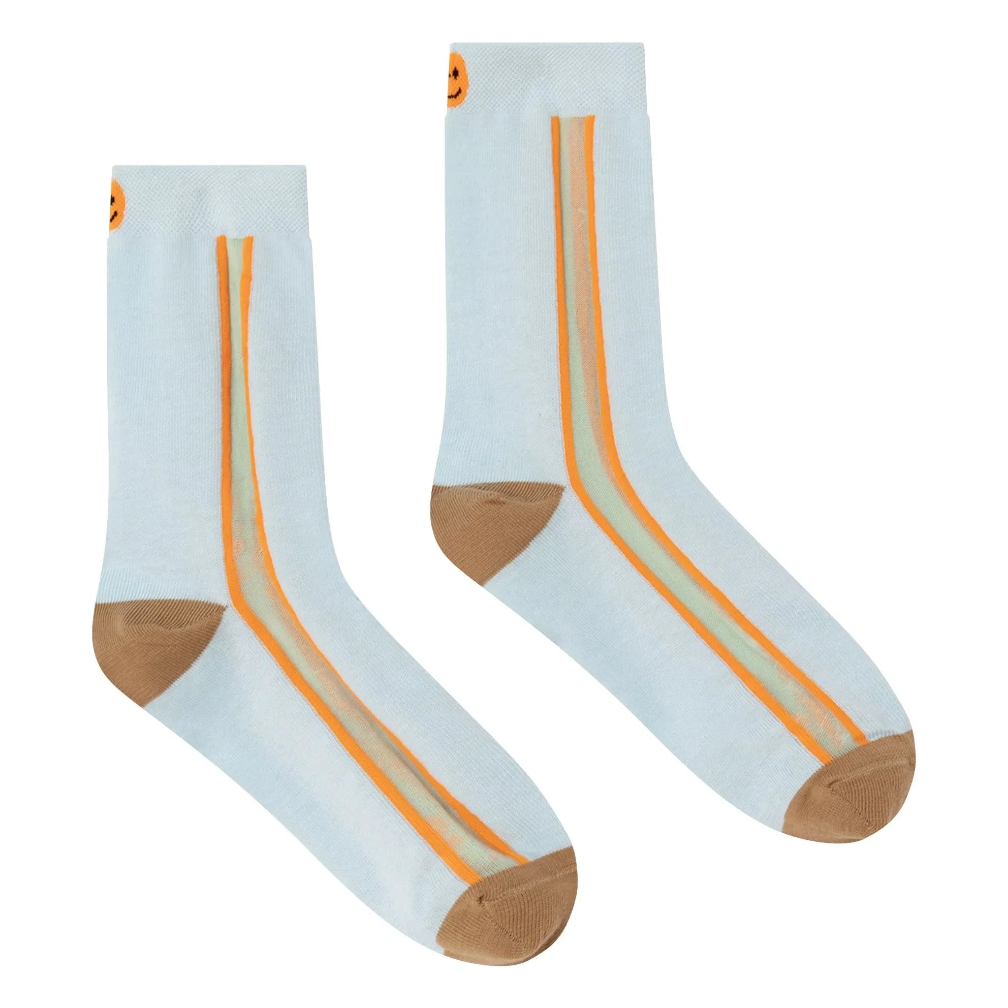 Dr Bloom - Bony Baumwollsocken | Hellblau