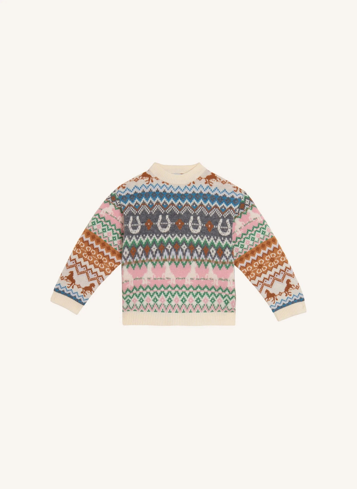 Stella McCartney Kids - At Kılı Kazağı | Fildişi
