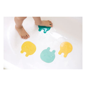Quut - Grippi Badematten - 8er Set | Gelb