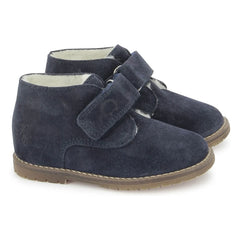 Tartine et Chocolat - Easy Fur Velours Stiefel | Dunkelblau