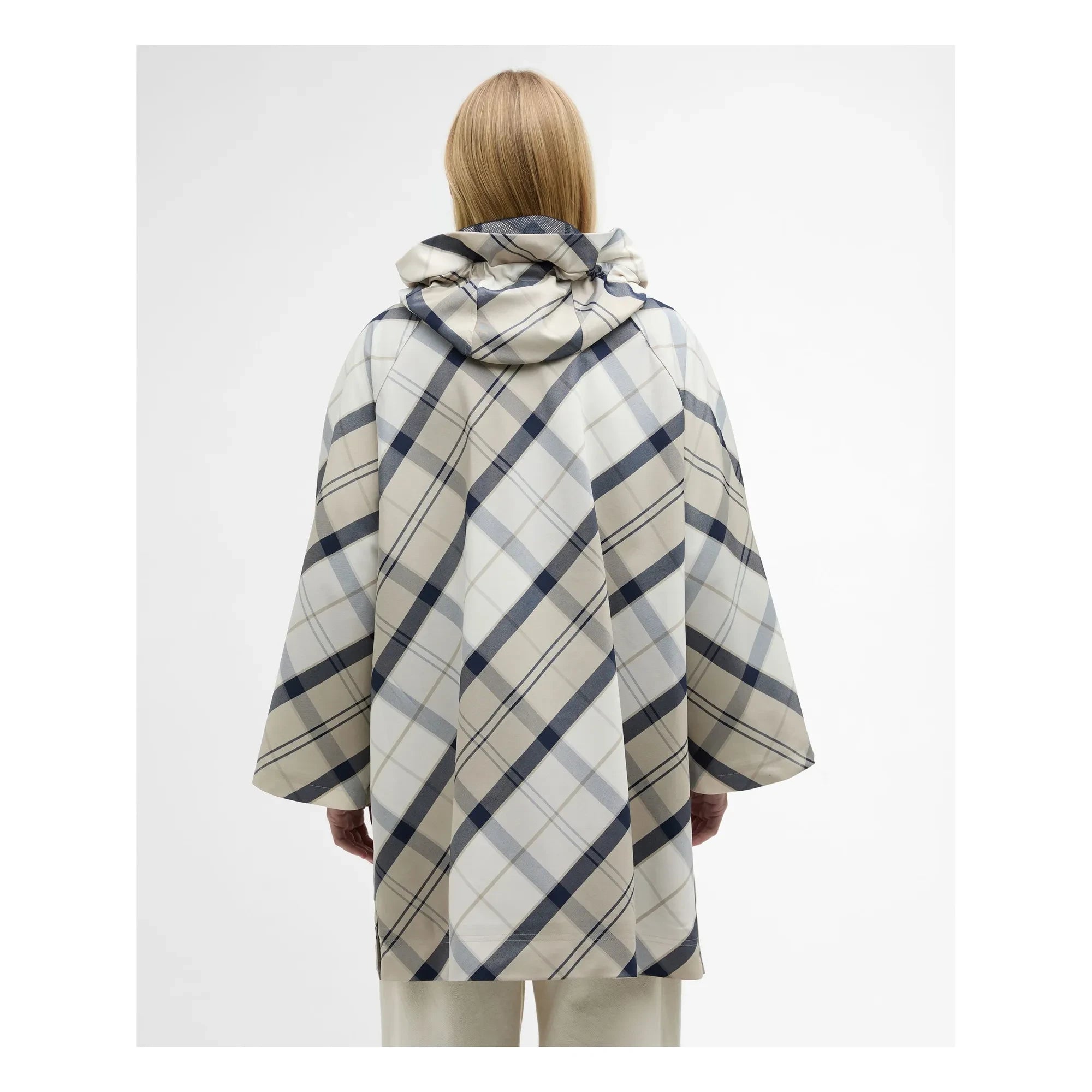 Barbour – Kinsale Tartan Wasserdichte Jacke | Grau