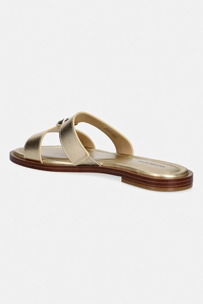 MICHAEL Michael Kors Kadın Deri Erin Flat Sandalet
