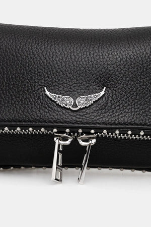 ZADIG&VOLTAIRE ROCK NANO GRAINED LEATH STUDS Deri Çanta