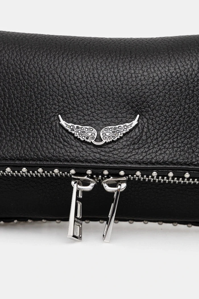 ZADIG&VOLTAIRE ROCK NANO GRAINED LEATH STUDS Deri Çanta