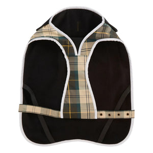 Barbour - Wasserdichte karierte Hundejacke | Beige