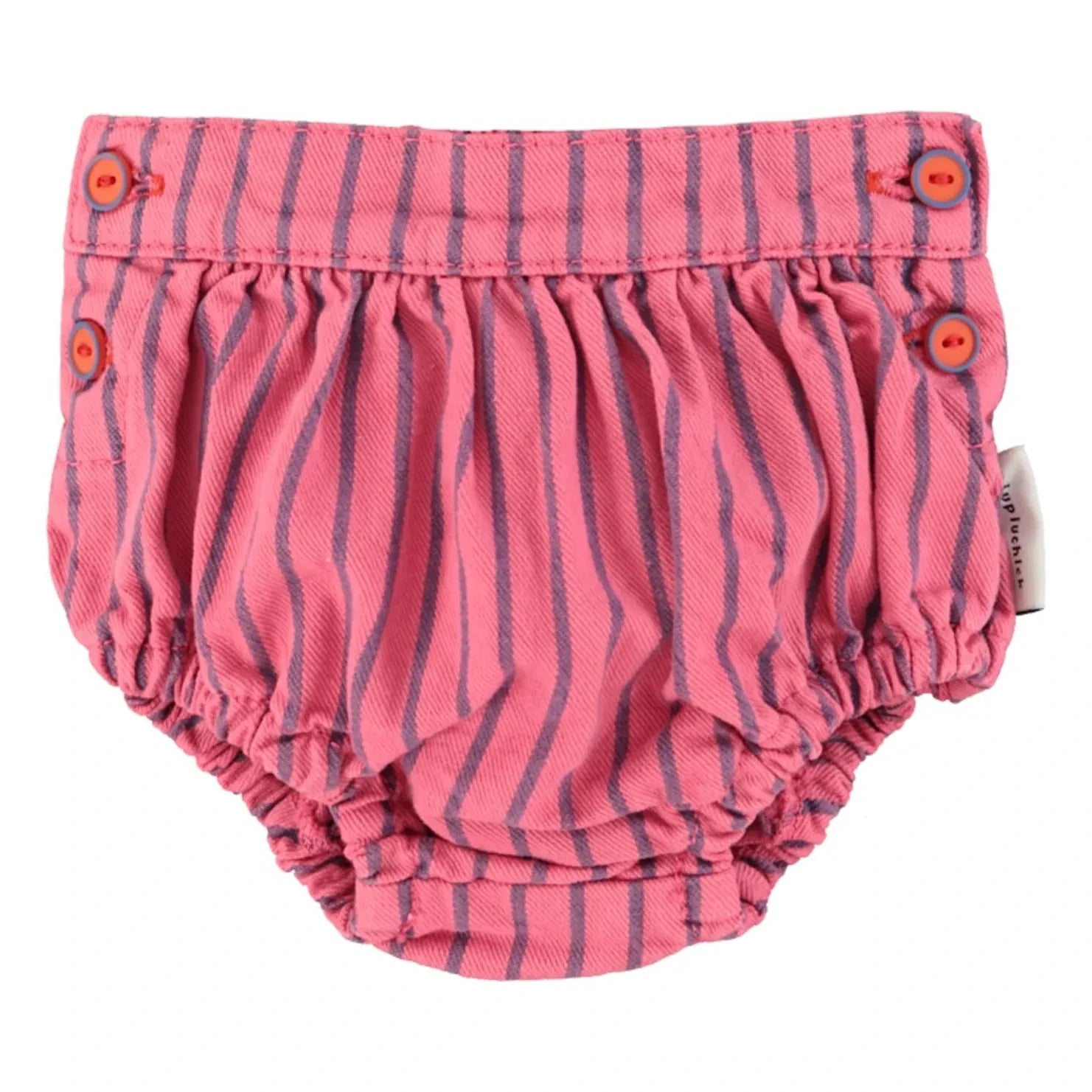 Piupiuchick - Gestreifter Denim-Bloomer | Rosa