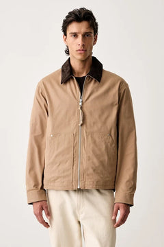 Herren-Übergangsjacke aus Baumwolle und Elasthan