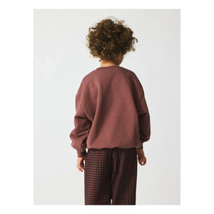 brunobruno nation - Norah Organik Pamuk Sweatshirt | Koyu kahverengi
