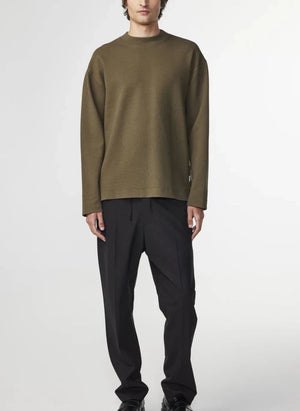 NN.07 - Benja 3530 organische Baumwoll-Sweatshirt | Haki Braun