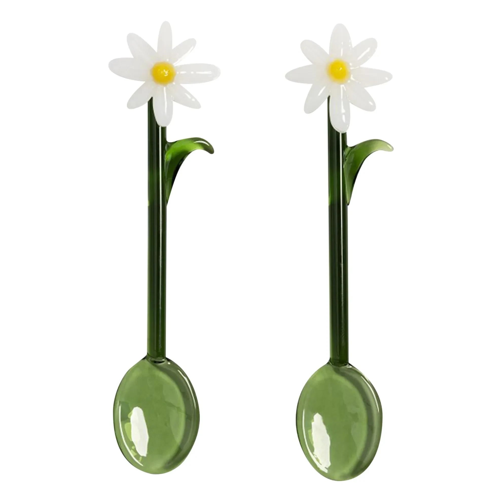 &Klevering - Löffel Flora - 2er Set | Weiß