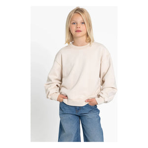 Smallable Kid - Maia Bio-Baumwoll-Sweatshirt | Creme