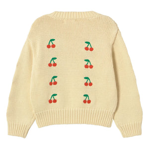 Tinycottons - Cherry Pullover | Blassgelb