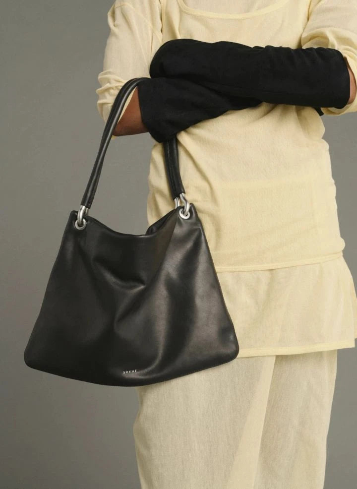 Soeur - Gia Mini Lederhandtasche | Schwarz
