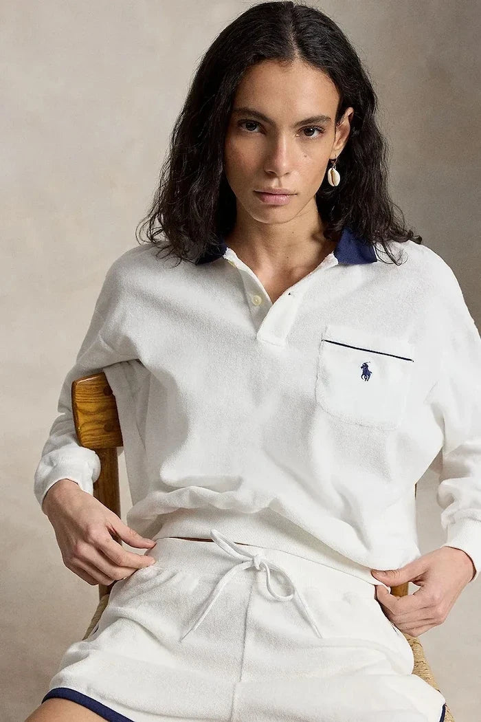 Polo Ralph Lauren kadın pamuklu sweatshirt LT WT COTTON TERRY-KNT-POLO