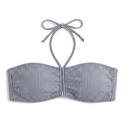 Smallable Damen - Gestreiftes Abbie-Bikini-Oberteil | Marineblau