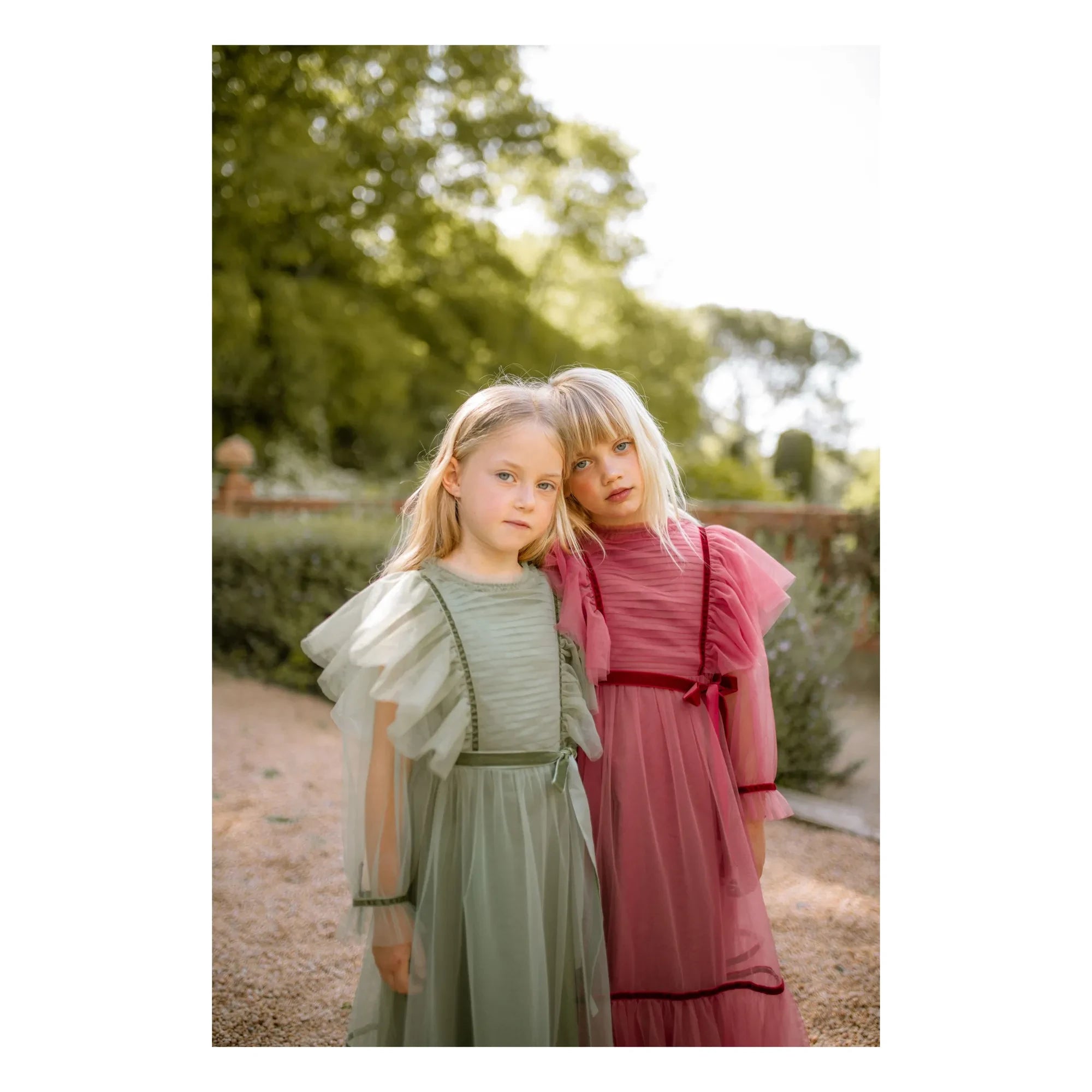 C'era Una Volta - Emilie Tül Elbise | Toz Pembe