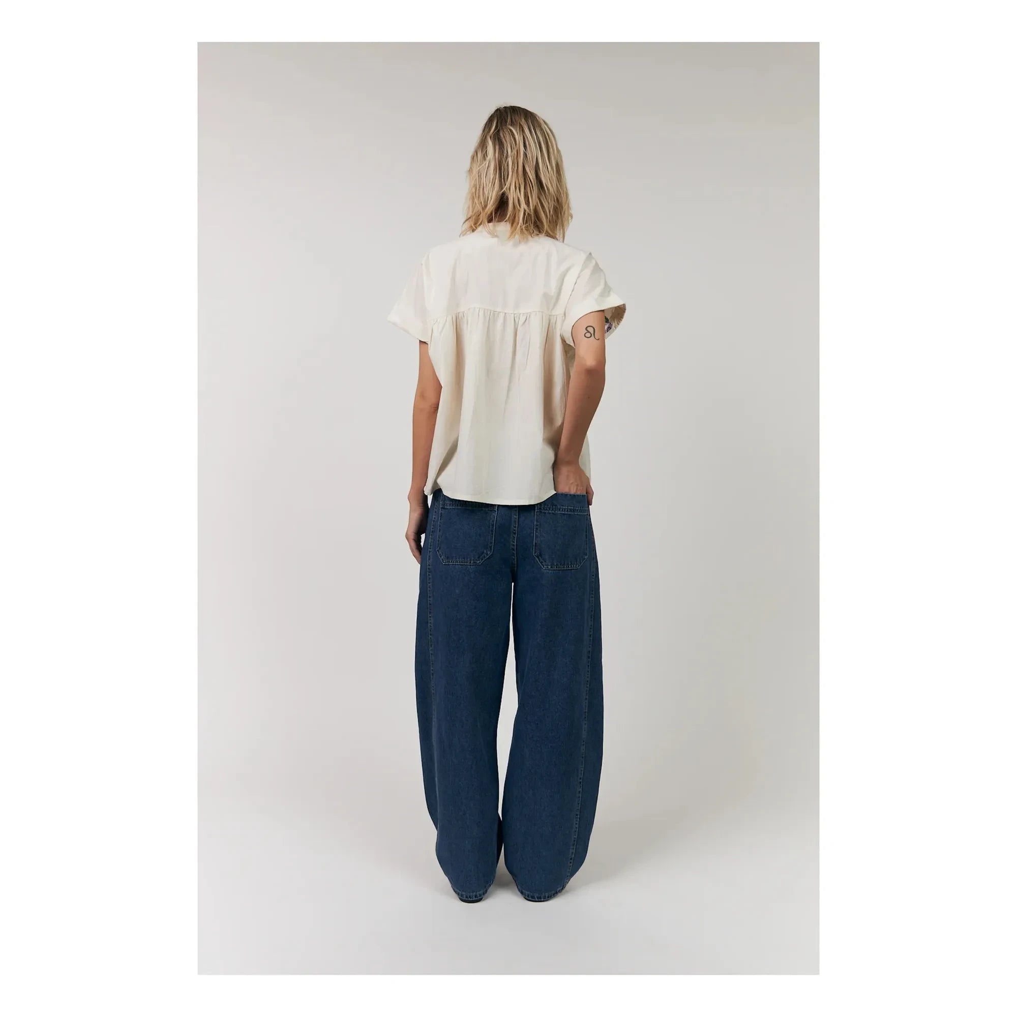 Lollys Laundry - Mya Baumwollbluse | Creme