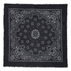 Kujten - Hachiko Kaschmir-Bandana | Schwarz