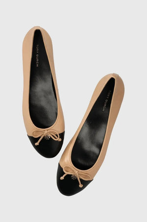 Tory Burch CAP-TOE BALLET Deri Babet