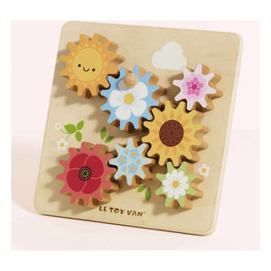 Le Toy Van - Holzzahnräder Bienen und Blumen
