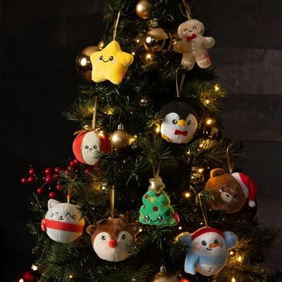 Legami - Kitty Plüschspielzeug Weihnachtsbaumdekoration - Oh-Oh-Ohrnaments