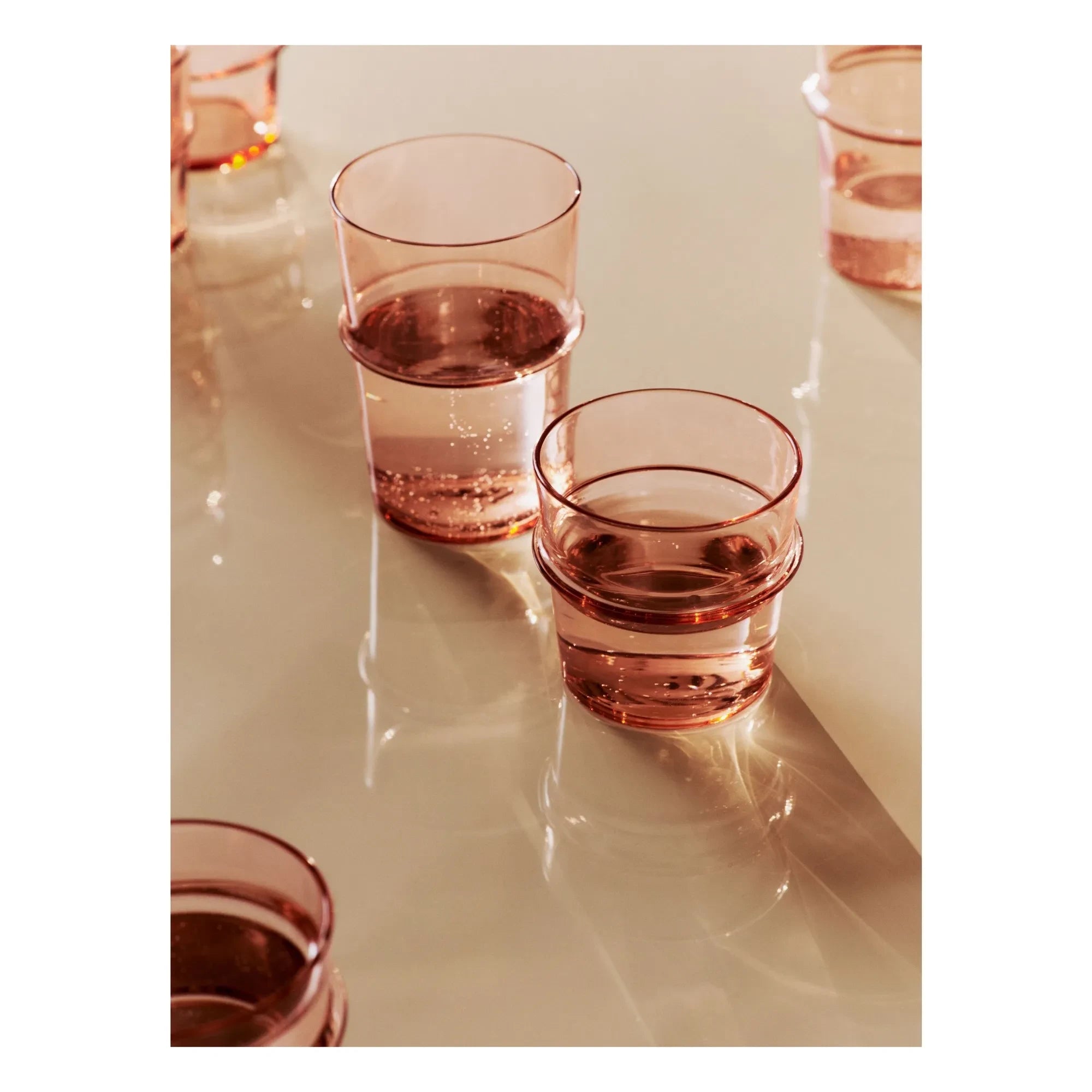 Ferm Living - Boya Gläser - 2er Set | Himbeere
