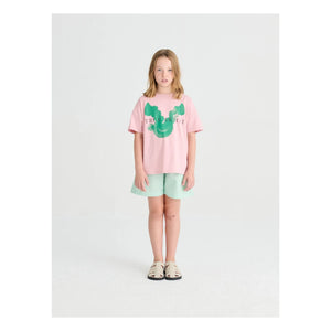 True Artist - T-Shirt Nr. 1 Vogel Bio-Baumwolle | Blassrosa