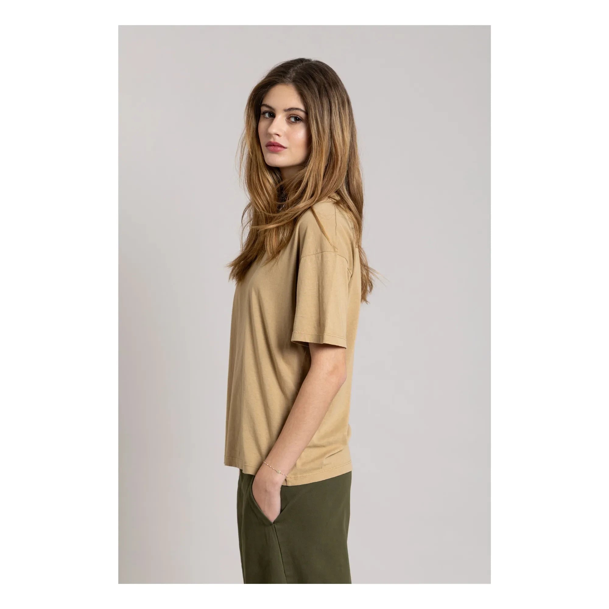 Smallable Woman - Hana T-Shirt aus Bio-Baumwolle | Camel