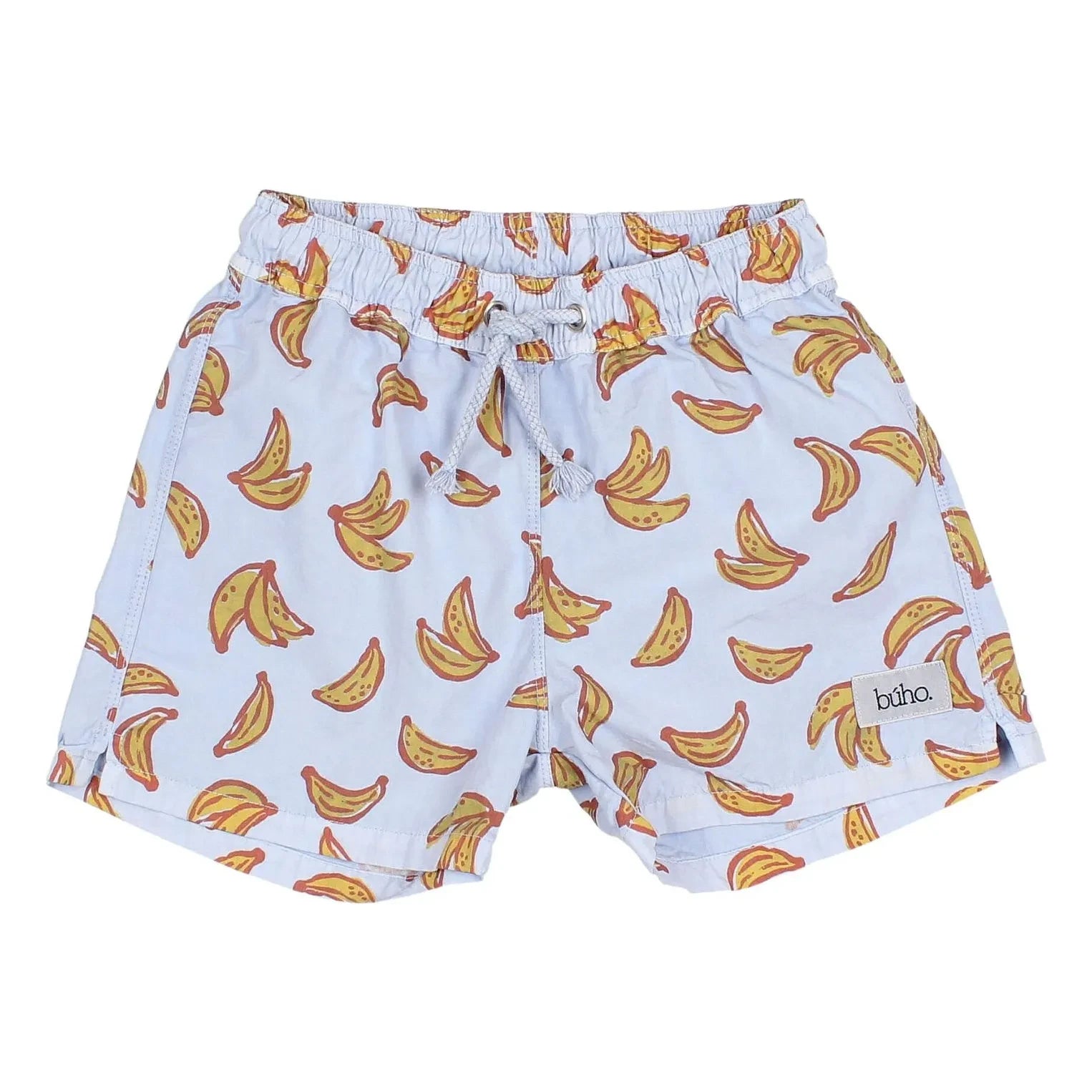 Búho - Banana Badeshorts aus Bio-Popeline | Eisblau