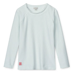 Liewood – Noah Seersucker UV-Schutz-T-Shirt | Hellblau