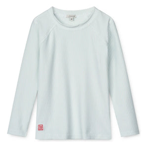 Liewood – Noah Seersucker UV-Schutz-T-Shirt | Hellblau