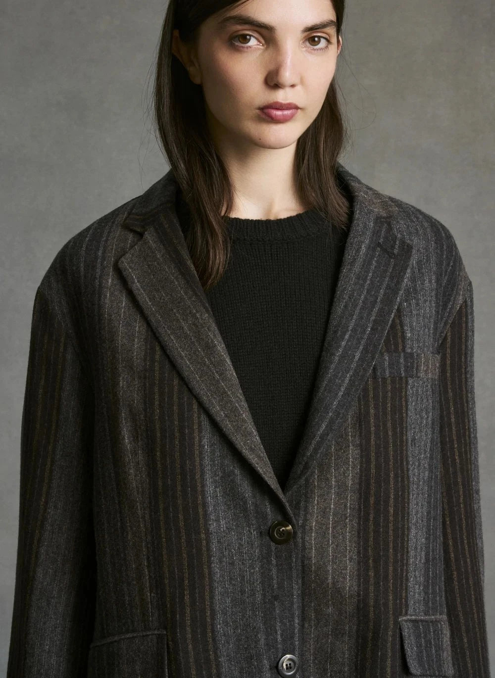 Hod - Karaba Gestreifter Blazer | Mavi
