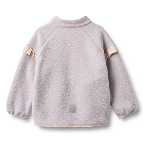Weizen - Ellena Jacke aus recycelten Fasern mit Sherpa | Lavendel