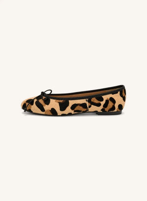 Smallable Kid - Evina Leopar Balerin Schuhe | Ecru