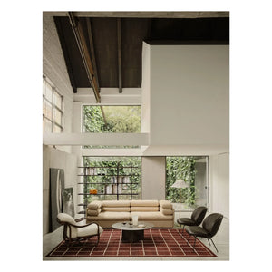 Gubi - Beetle Lounge Chair, weiches Leder, Gamfratesi | Kaffee