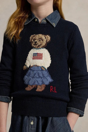 Polo Ralph Lauren Çocuk Pamuklu Kazak