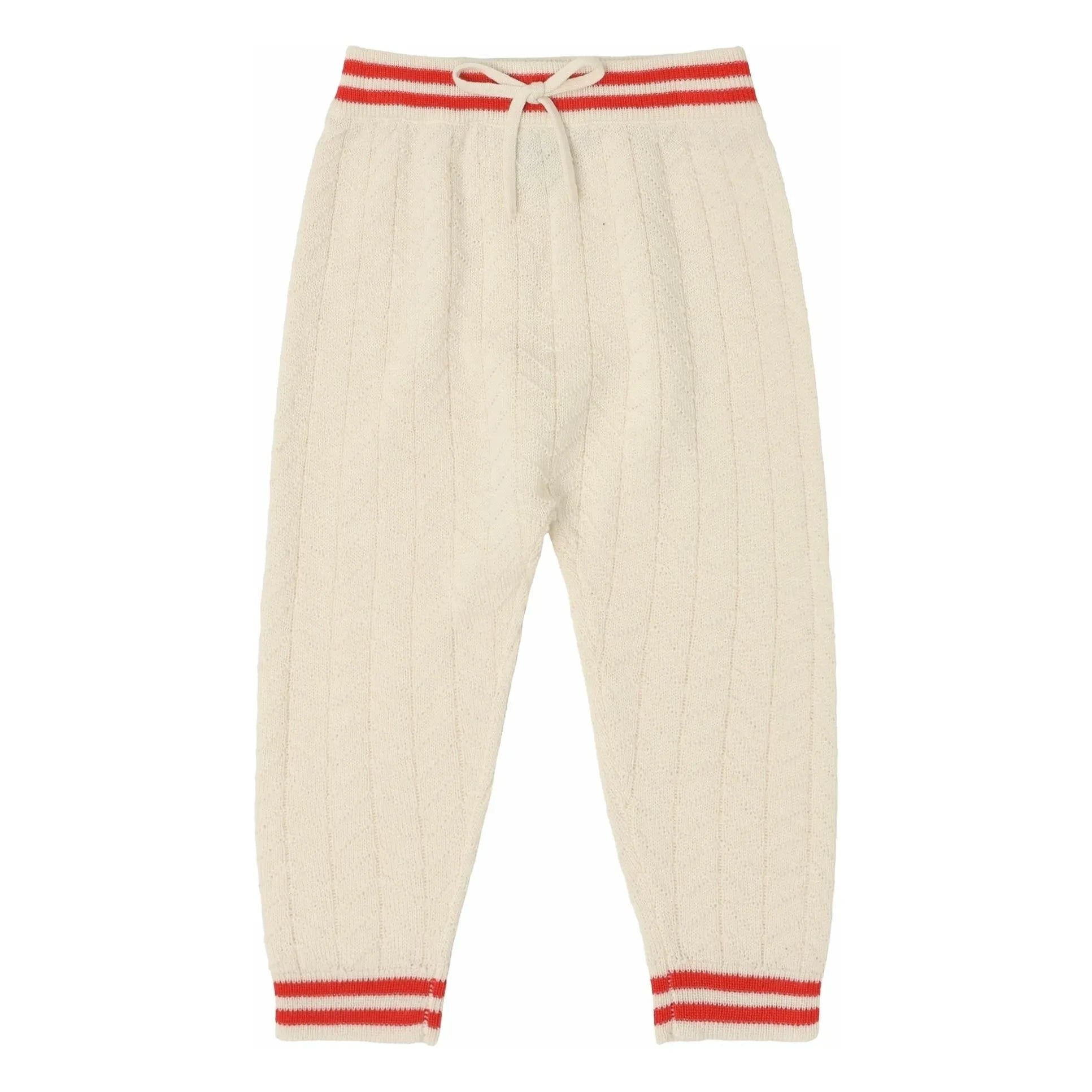 FUB - Zickzack Merinowollhose | Ecru