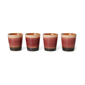 HKliving - Steinzeug-Tasse | Ziegelrot