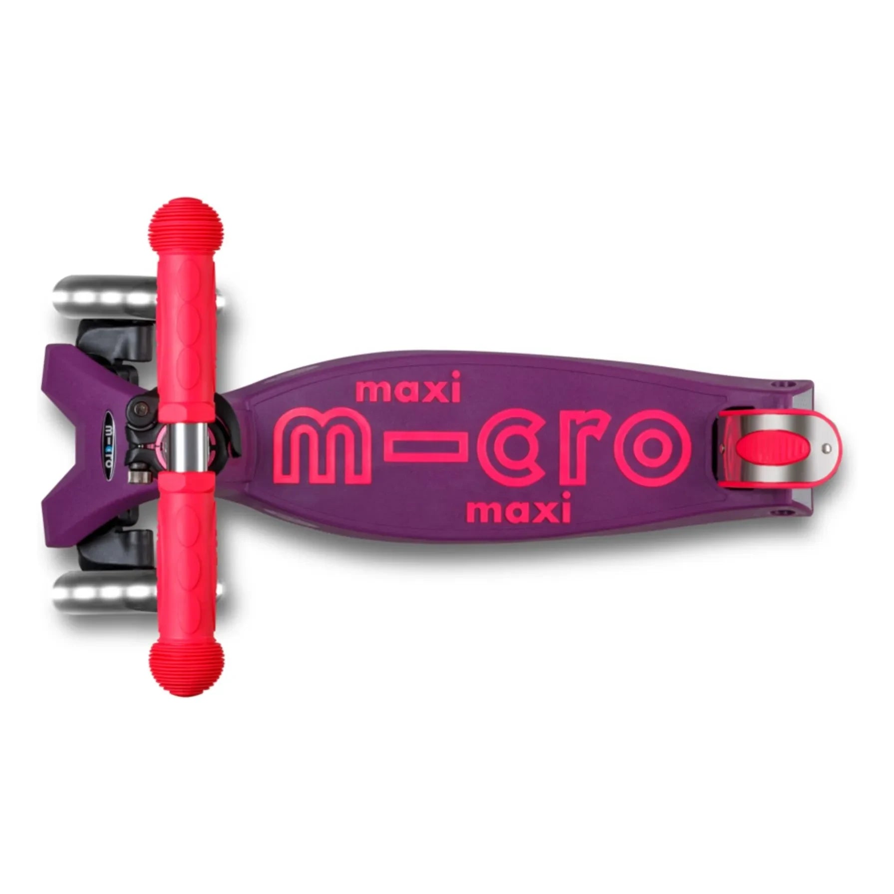 Micro - Maxi Faltbarer Neon LED Scooter | Rosa