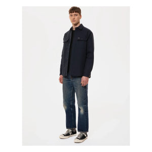Nudie Jeans - Glenn gefüttertes Overshirt | Dunkelblau