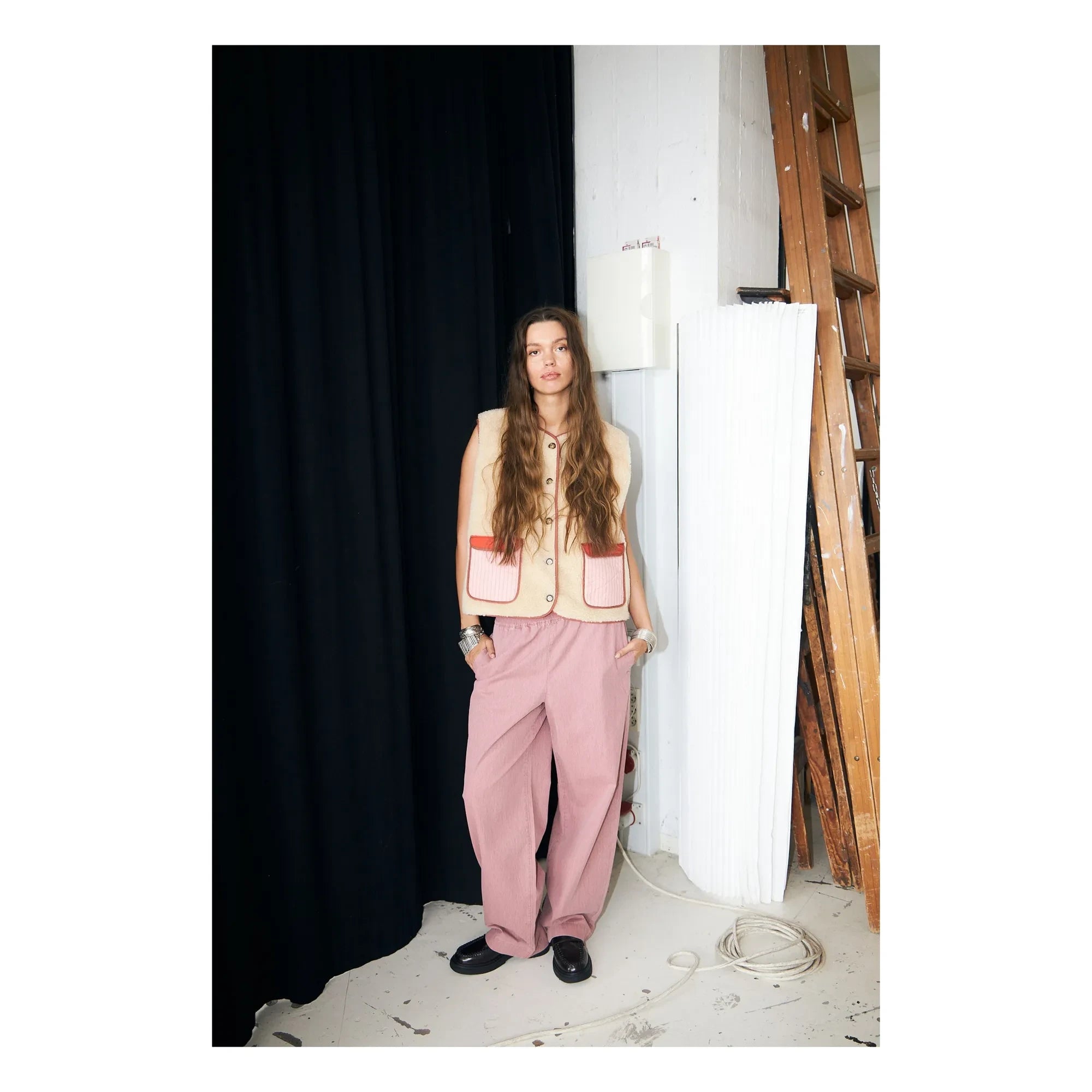 Lollys Laundry - Jace ärmellose Weste | Sand