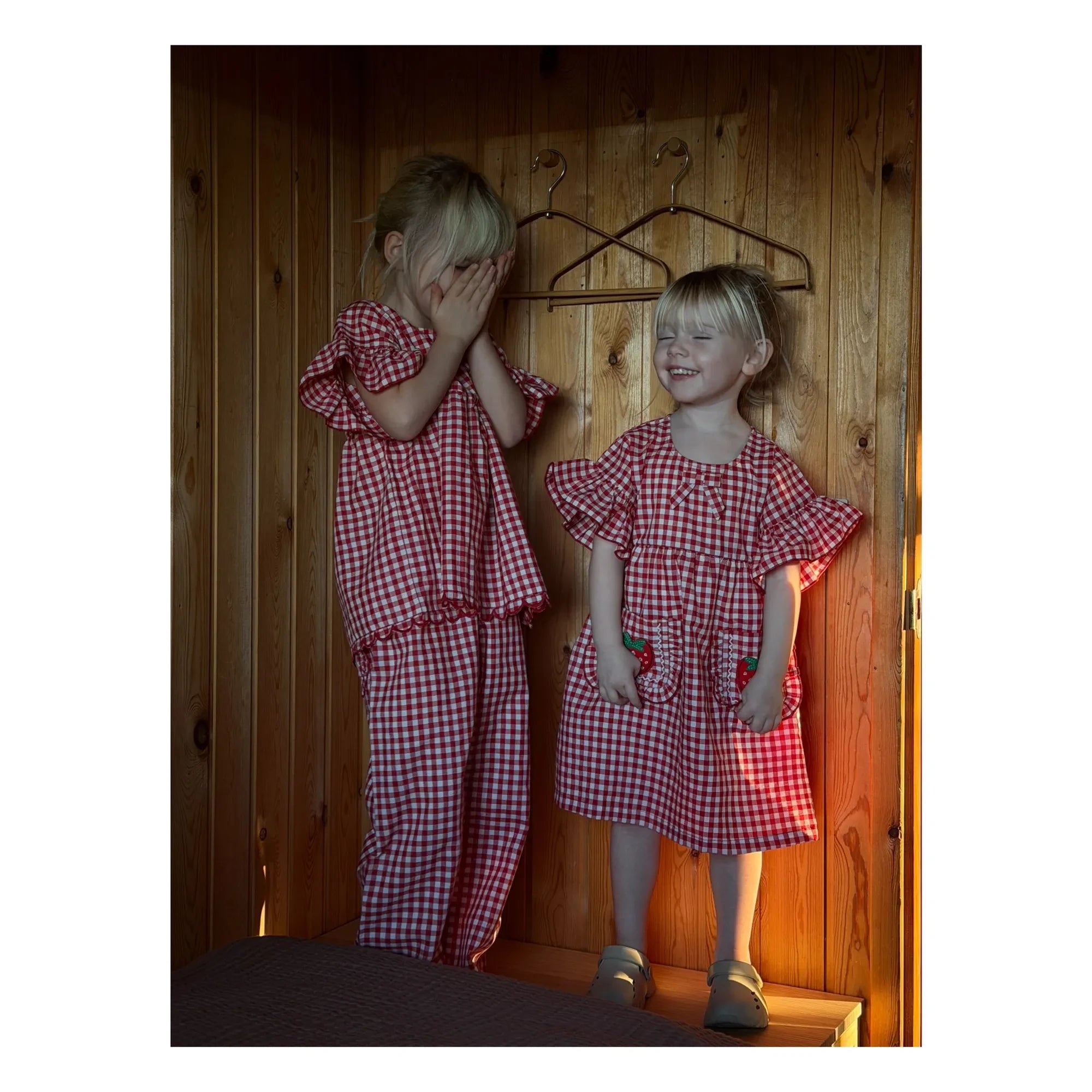 SISSEL EDELBO - Charlène Vichy Bluse - Kinderkollektion | Rot