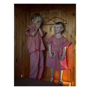 SISSEL EDELBO - Charlène Vichy Bluse - Kinderkollektion | Rot