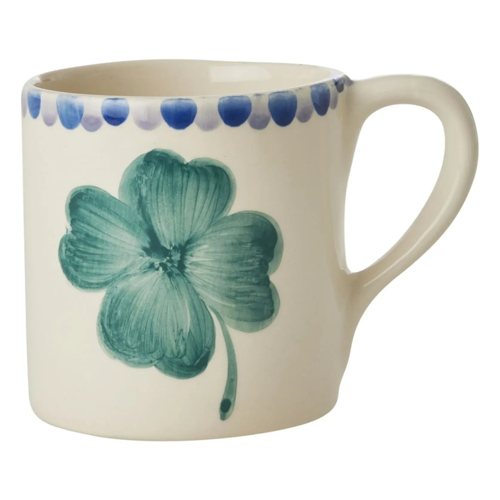 Rice - Shamrock Keramikbecher | Creme