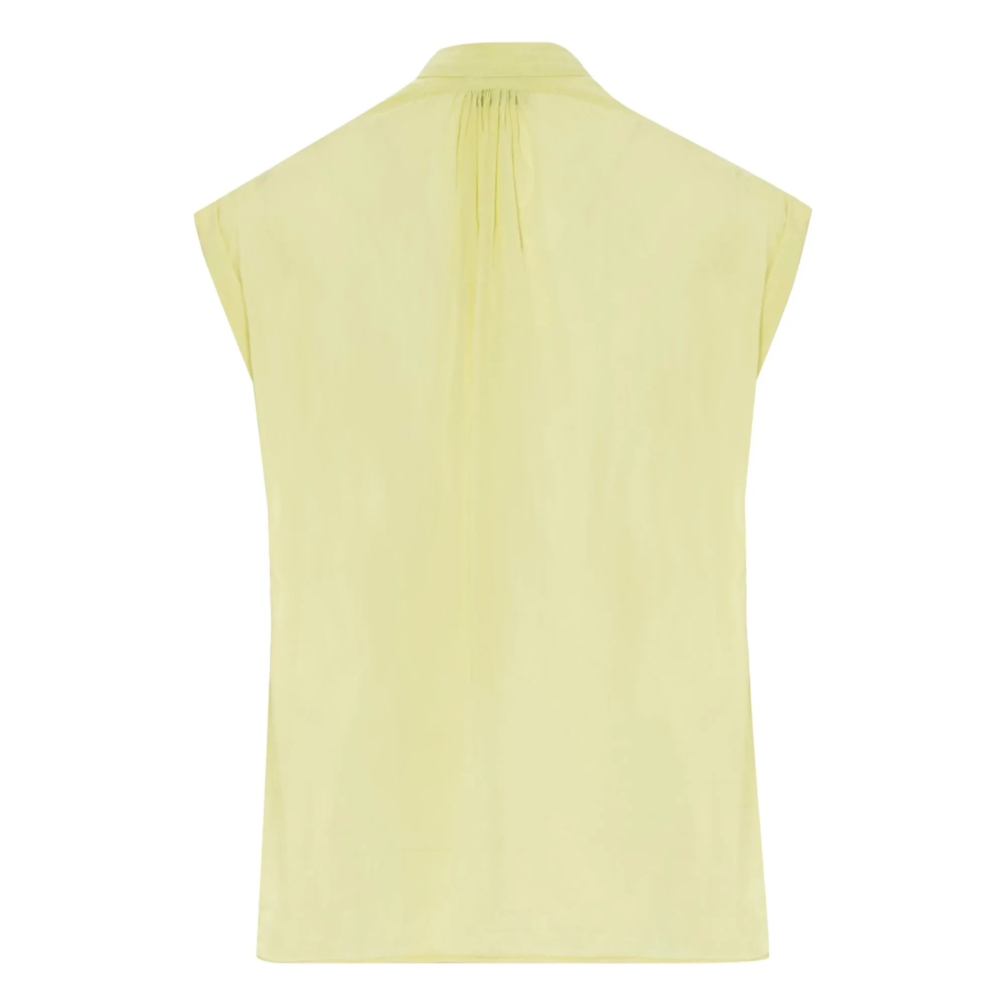 Forte Forte - Bluse aus Baumwoll- und Seidenvoile | Gelb
