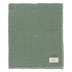 Editions Aimable - Pablo kapitone örtü | Moss Green Gauze
