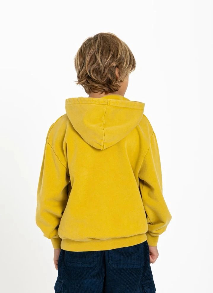 Hundred Pieces - Pat Outdoor Organischer Baumwoll-Sweatshirt | Senfgelb