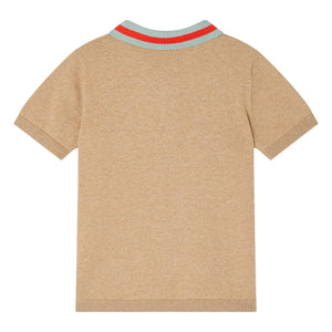 Bonpoint - Polo Loyal | Meliertes Beige