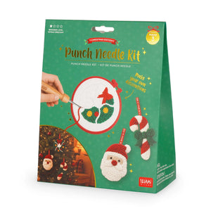 Legami - Kreativ-Set hängende Weihnachtsdekorationen - Punch Needle Kit