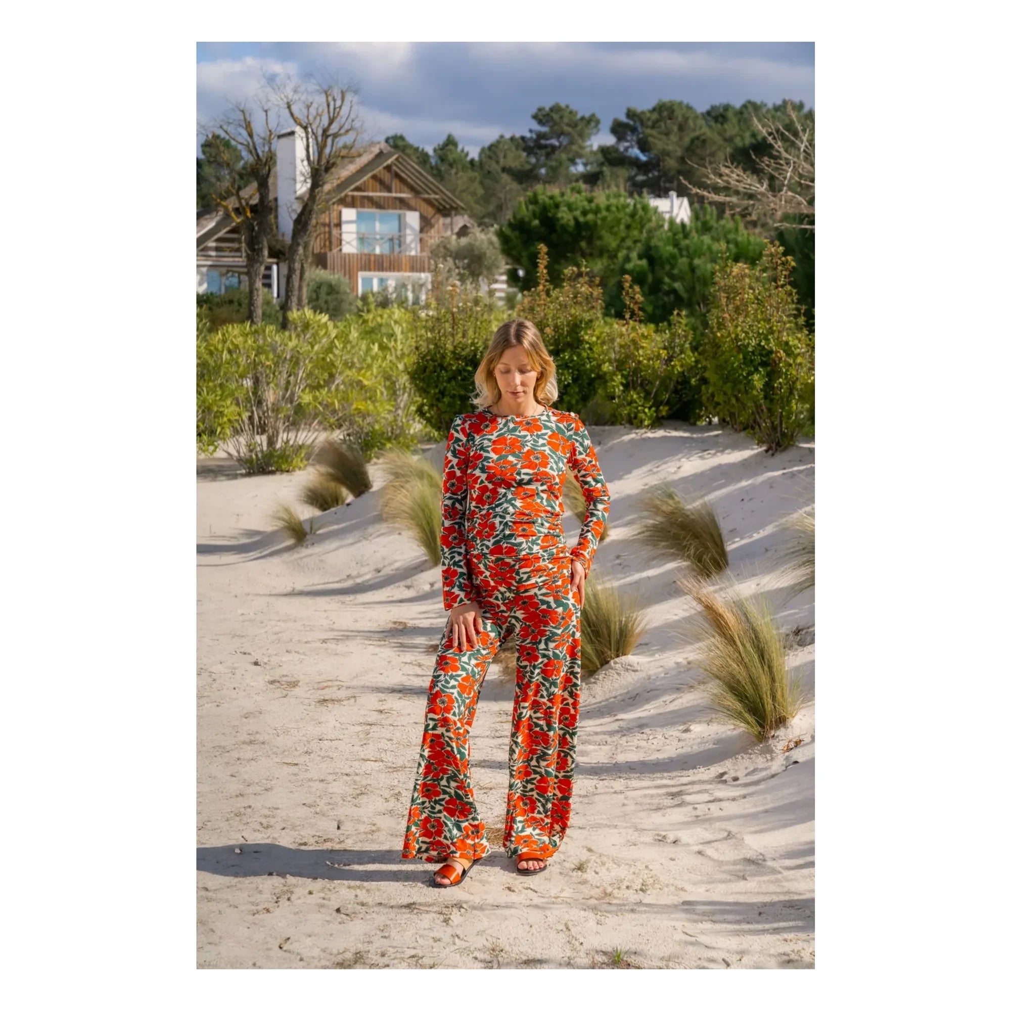 Paloma Collection - Andrea Poppy Umstandshose | Rot